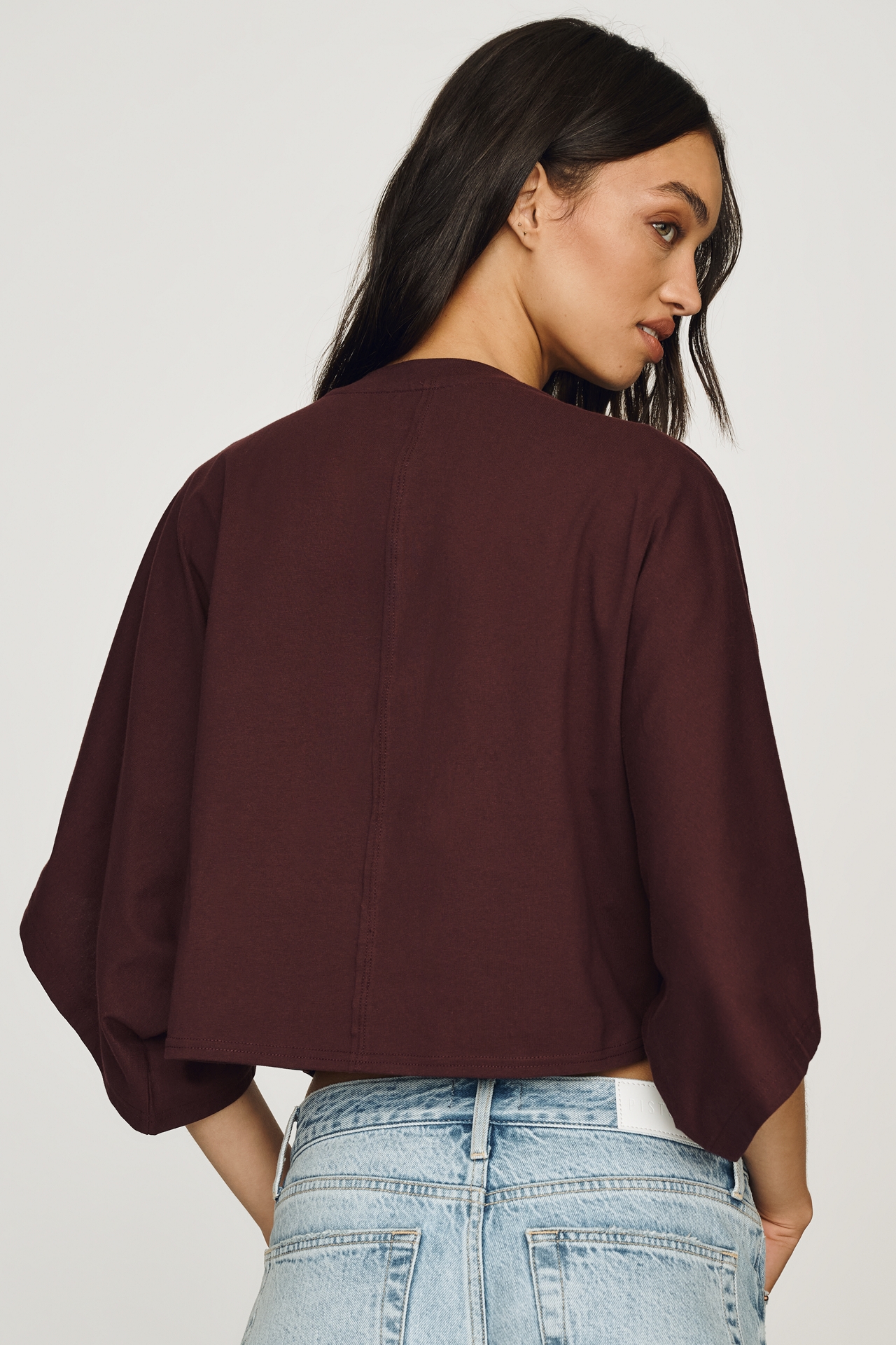 Pilcro Cotton Poncho Tee
