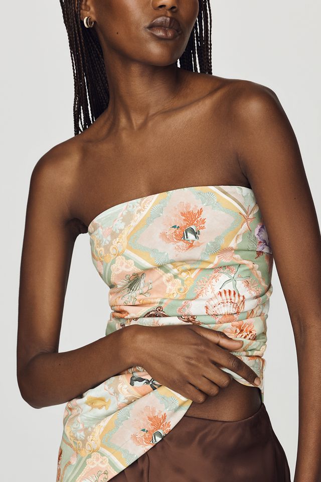 Maeve Asymmetric Tube Top #1