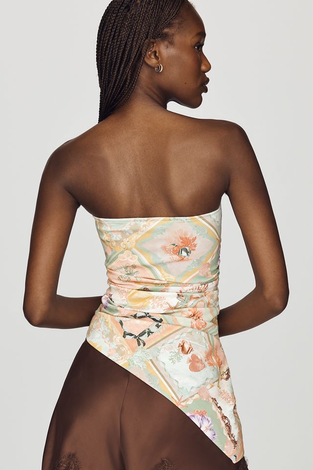 Maeve Asymmetric Tube Top #3