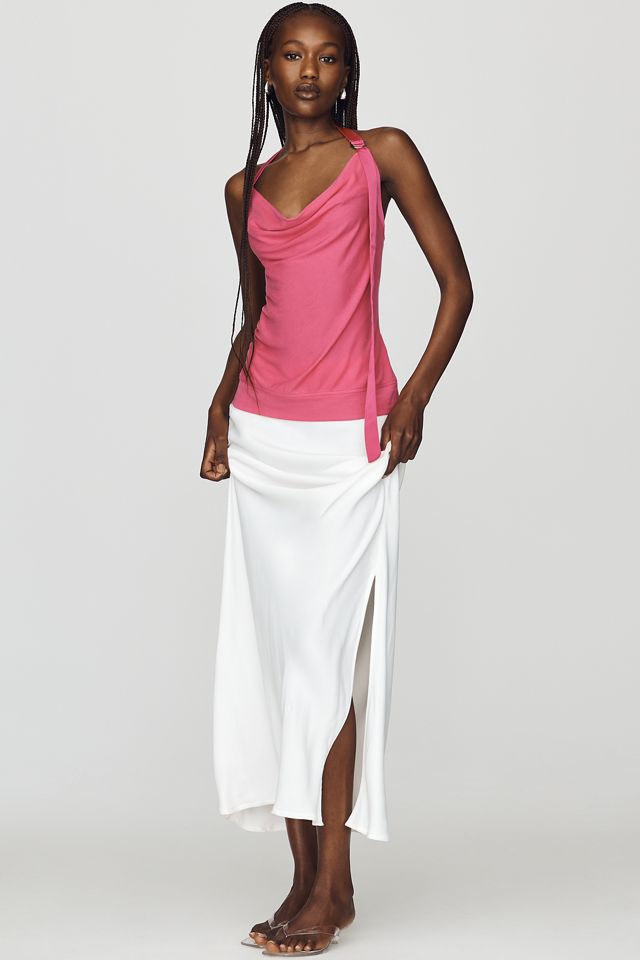 Maeve Cowl-Neck Halter Top #1