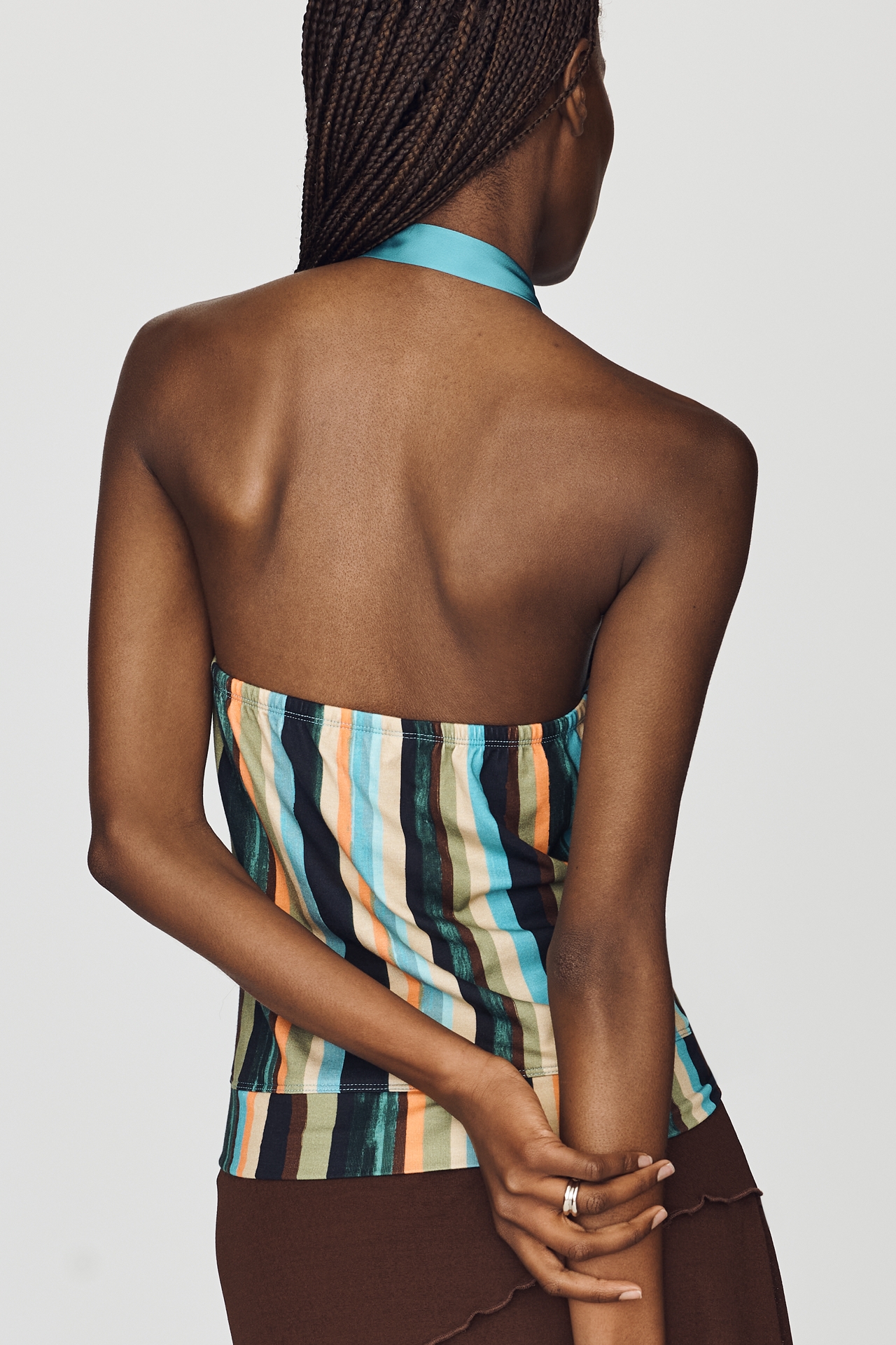 Maeve Cowl-Neck Halter Top