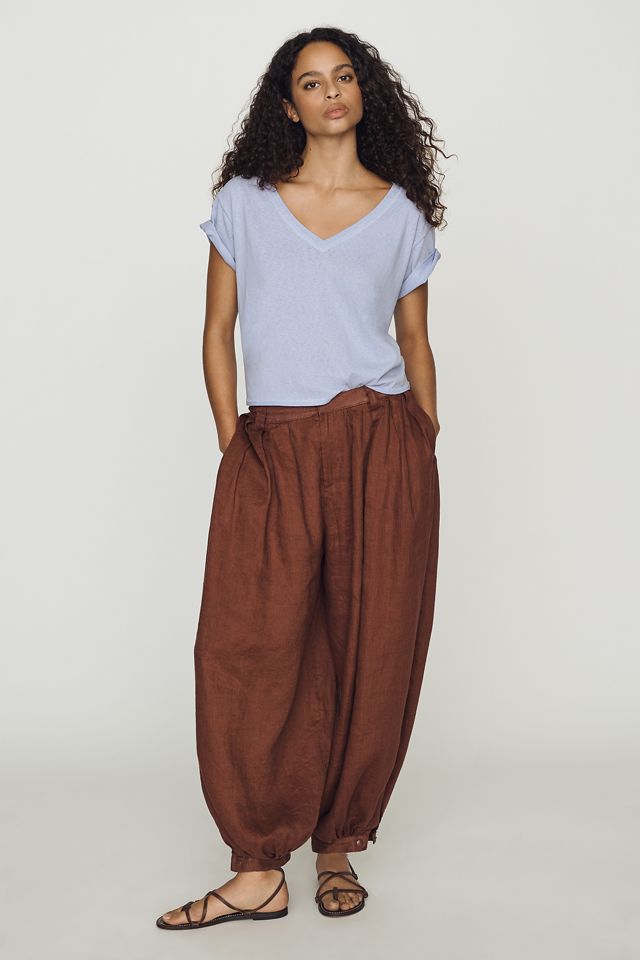 Pilcro V-Neck Cotton Blend Tee #1