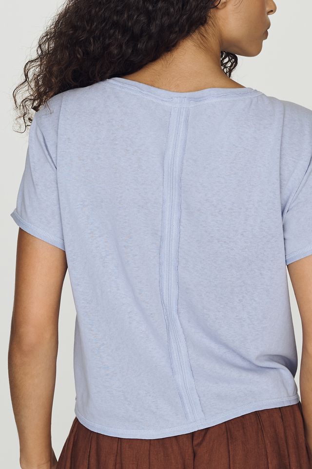 Pilcro V-Neck Cotton Blend Tee #2