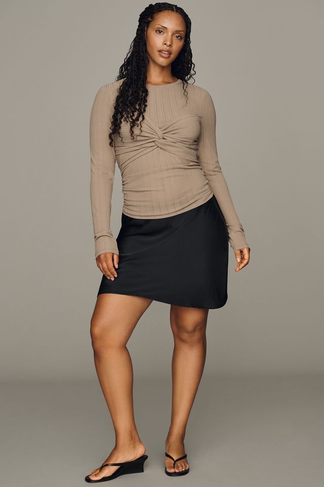 By Anthropologie Sheer Twist Top #6