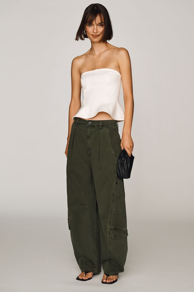Maeve Peplum Tube Top #3