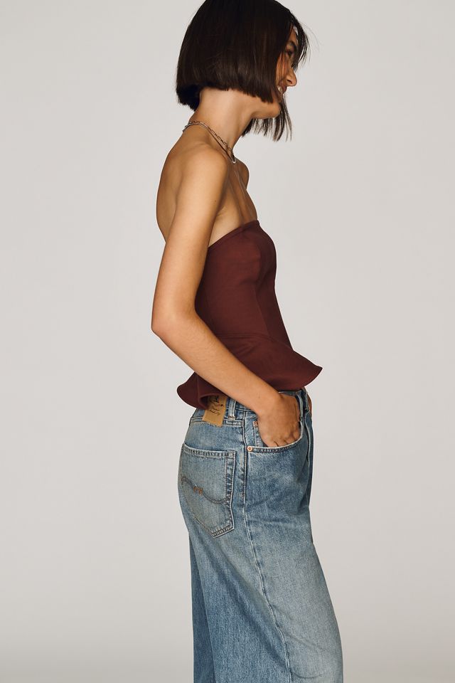 Maeve Peplum Tube Top #1
