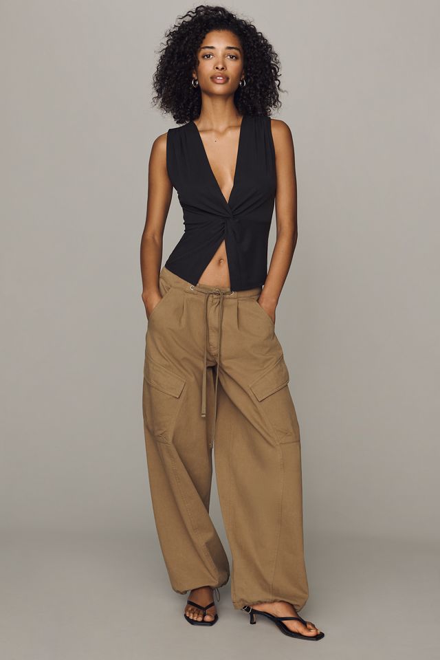 By Anthropologie Plunge-Neck Tank #1