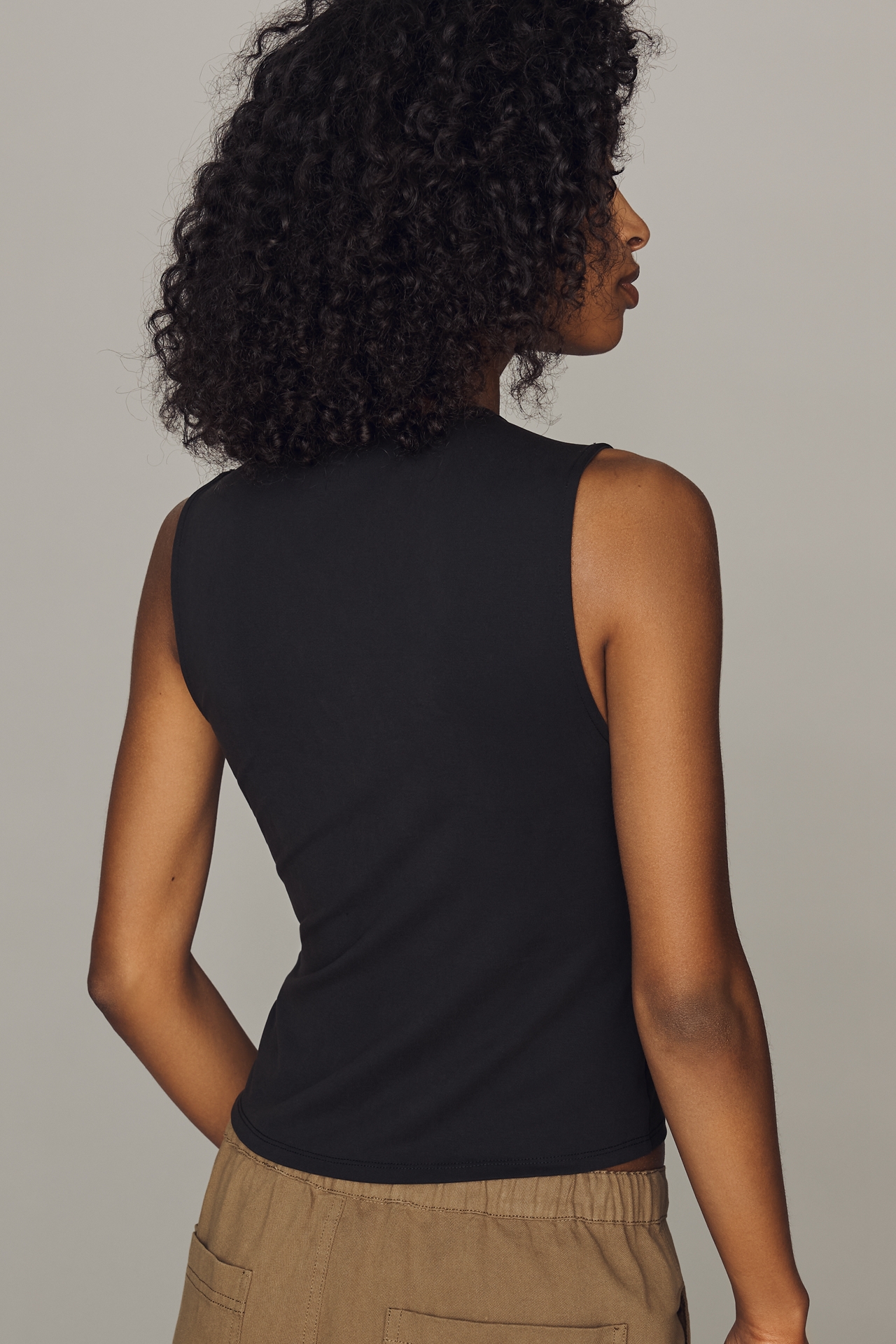 By Anthropologie Plunge-Neck Tank