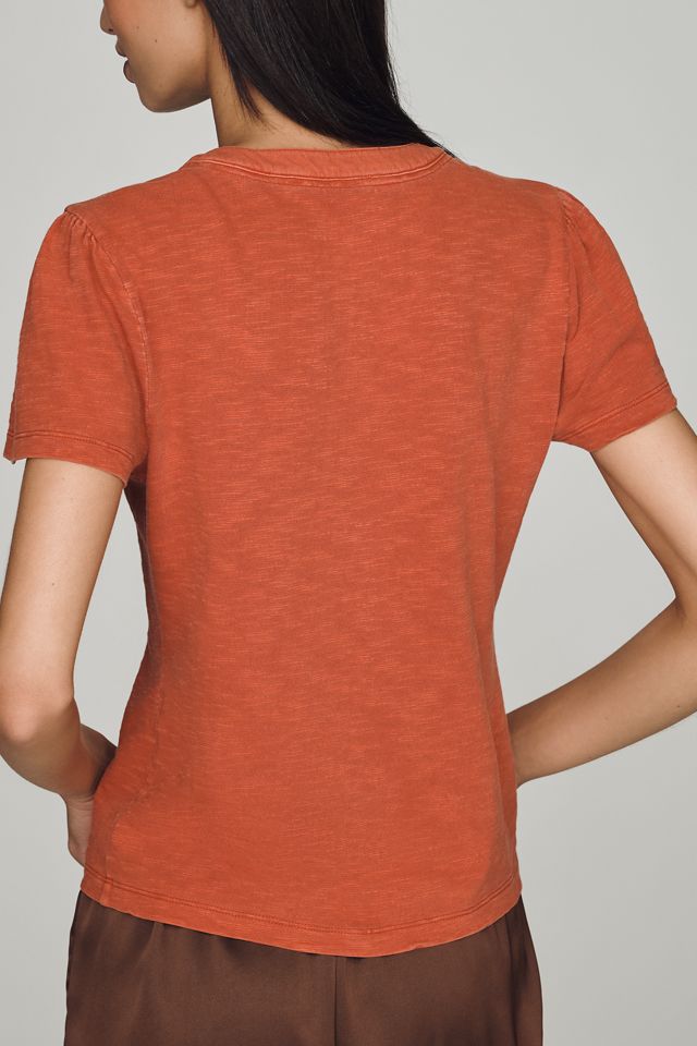 Pilcro Cotton Henley Tee #2