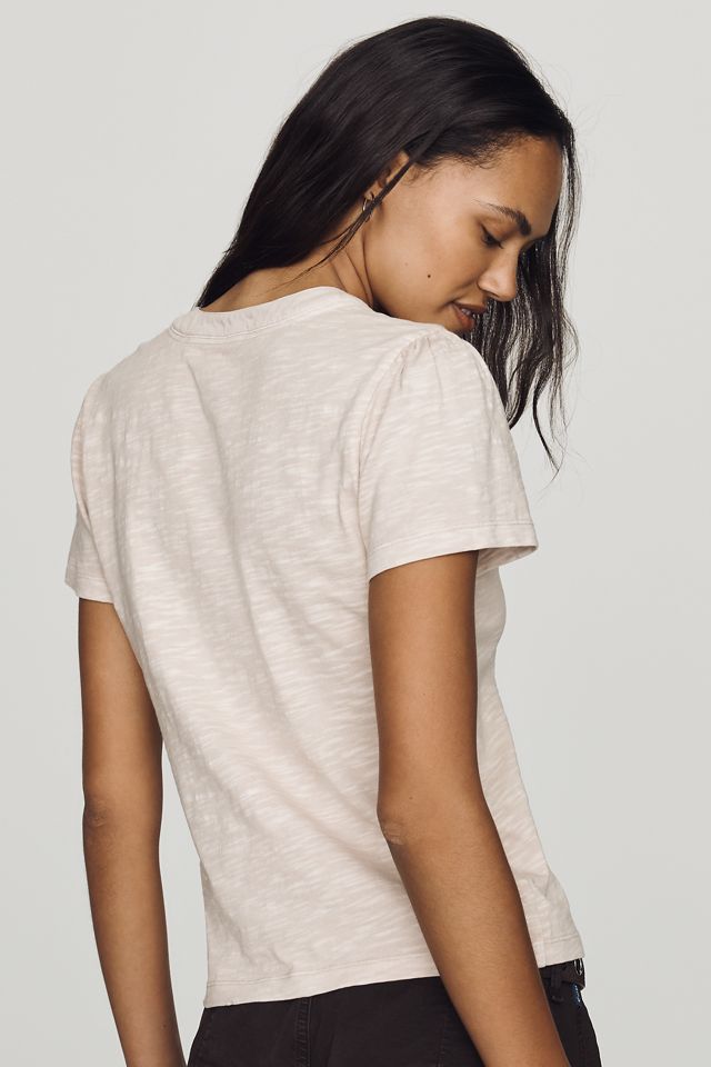 Pilcro Cotton Henley Tee #3