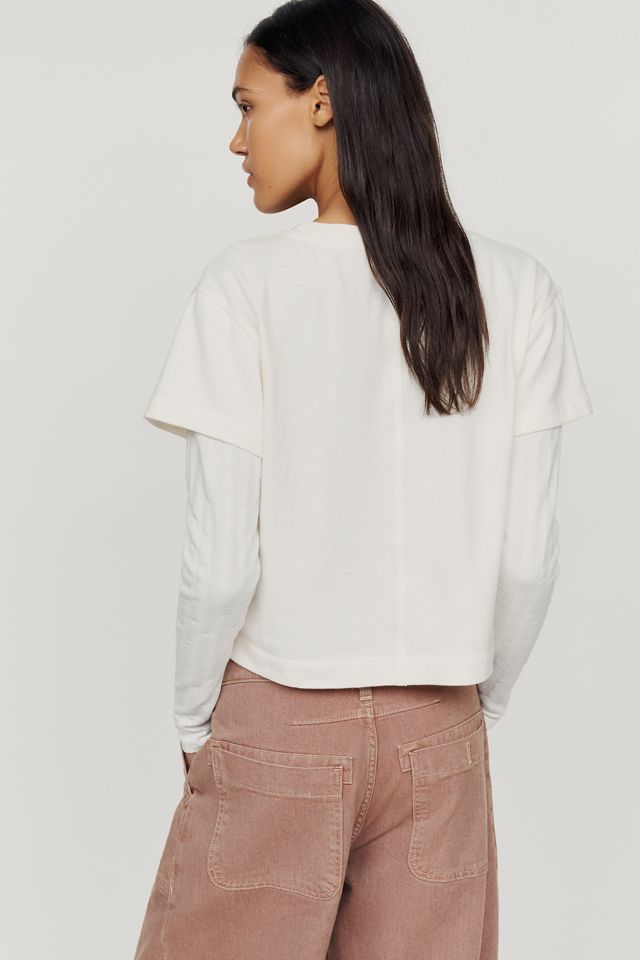 Pilcro Double Layered Long-Sleeve T-Shirt #2