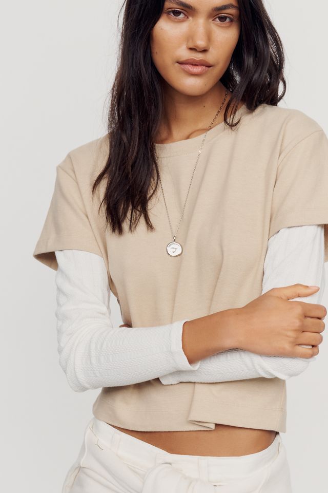 Pilcro Twofer Long Sleeve Tee  #2