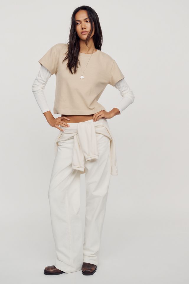 Pilcro Twofer Long Sleeve Tee  #3