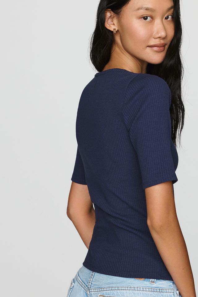 Maeve Layered Cutout Top #1