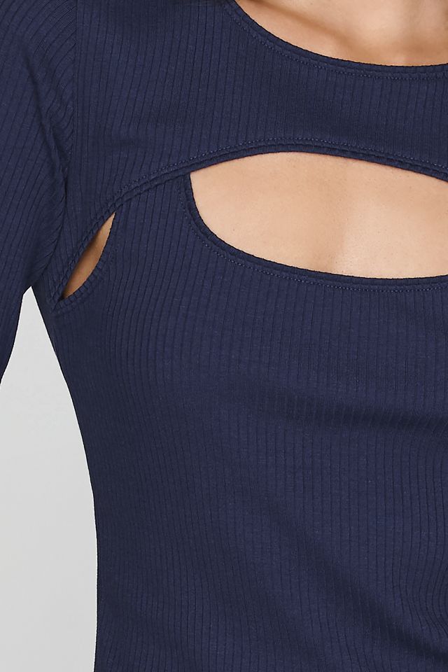 Maeve Layered Cutout Top #2