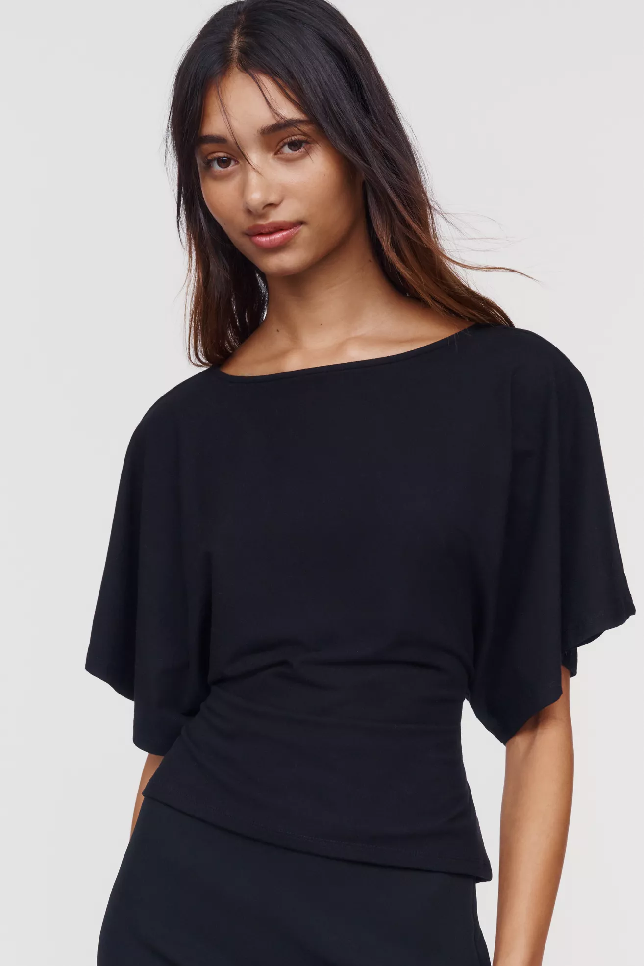Maeve Flutter-Sleeve Top