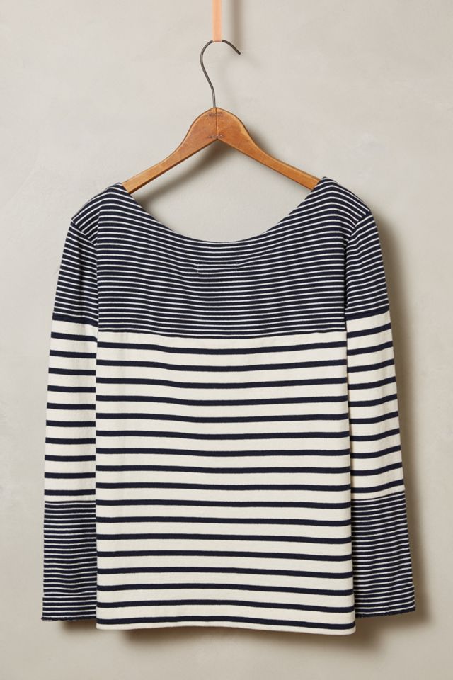 Stripe Merge Pullover #1