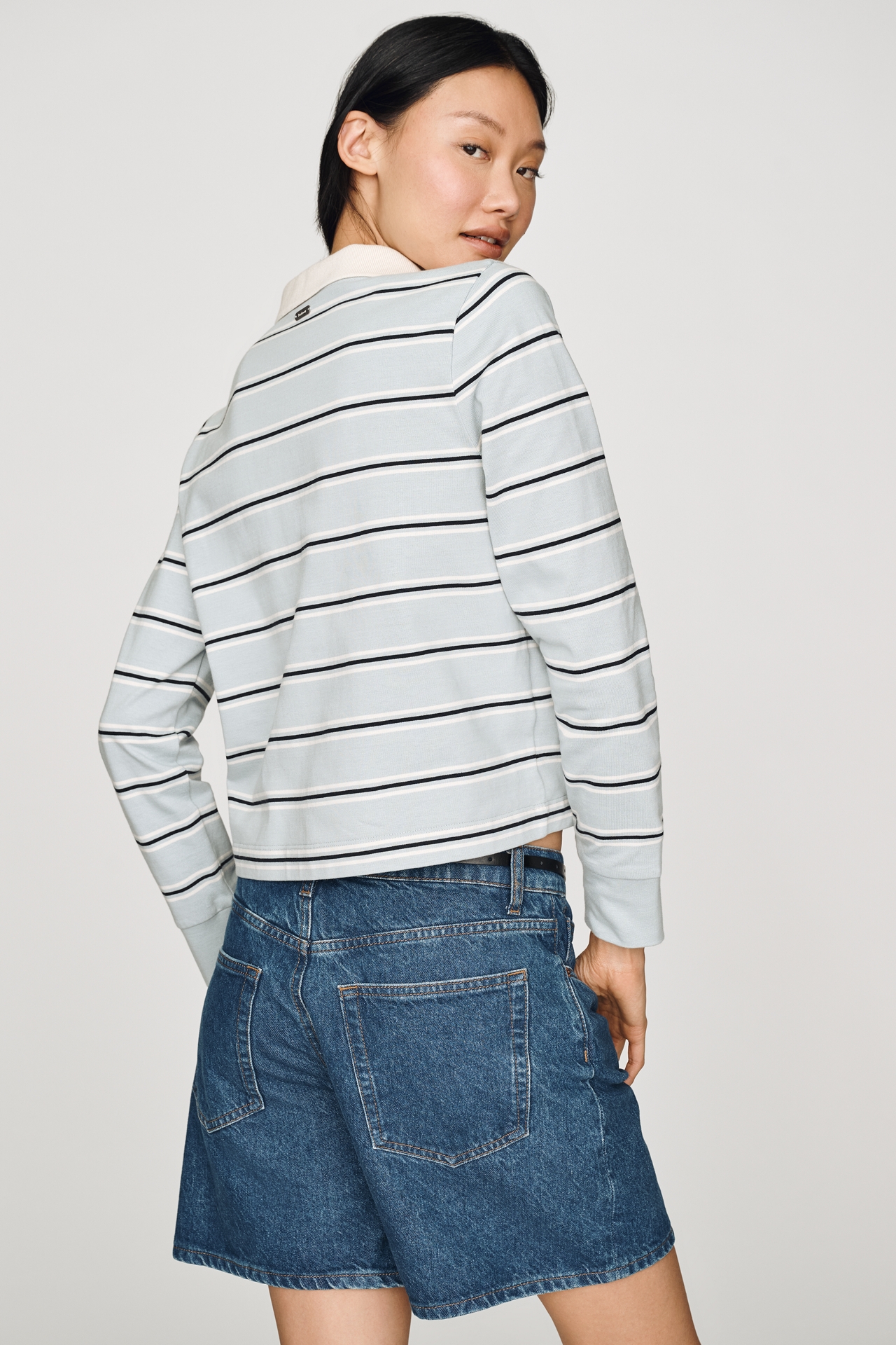 Barbour Ashwell Cotton Long-Sleeve Rugby Top