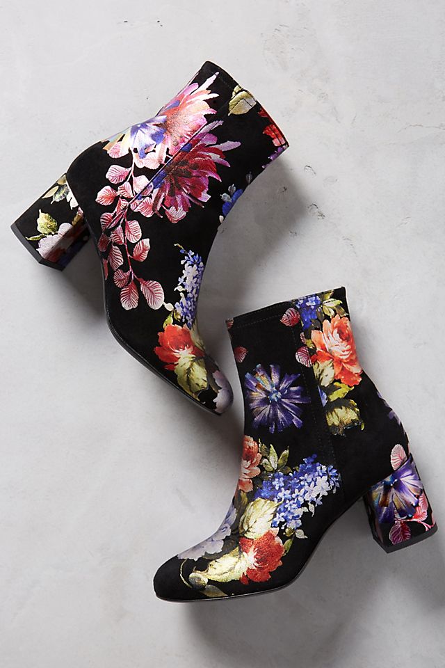 Miss L Fire Floral Printed Boots | Anthropologie
