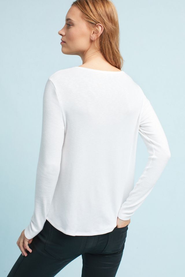 Slim Lace-Up Tee #3