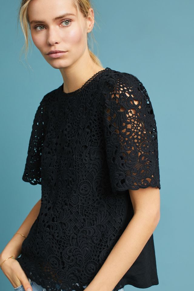 Suzy Lace Top | Anthropologie