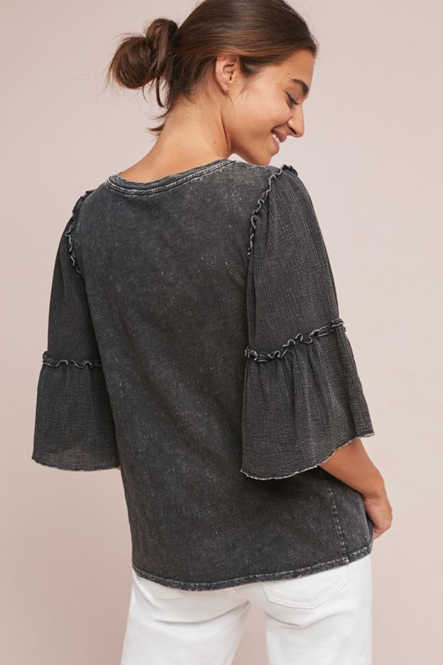 Antioch Ruffled-Sleeve Top #1