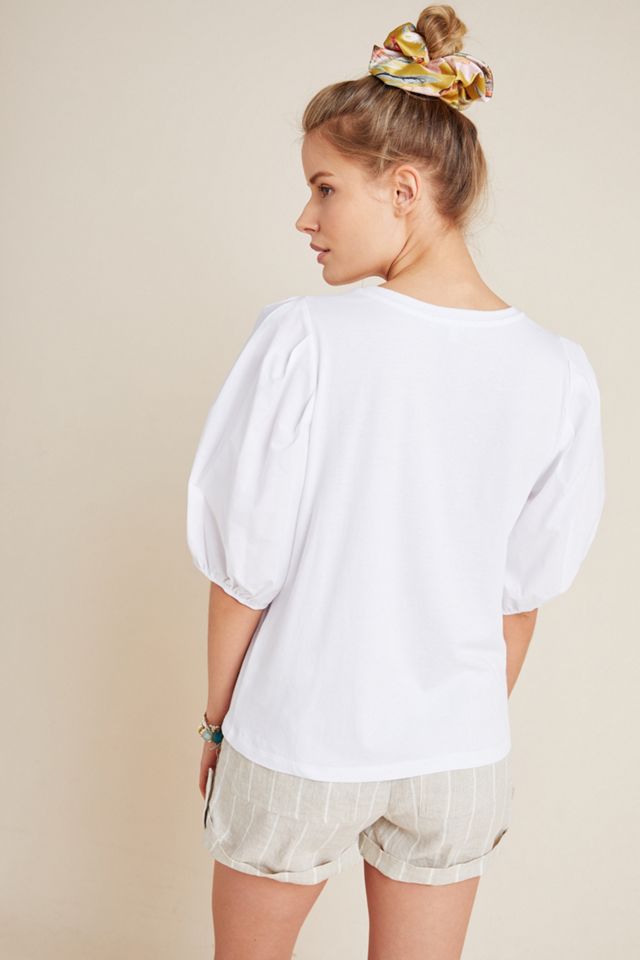 Lorette Puff-Sleeved Top #4
