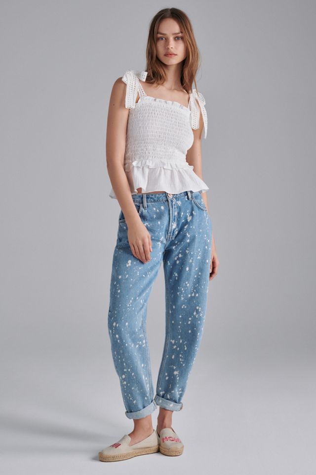 Stephanie Smocked Eyelet Tank #2