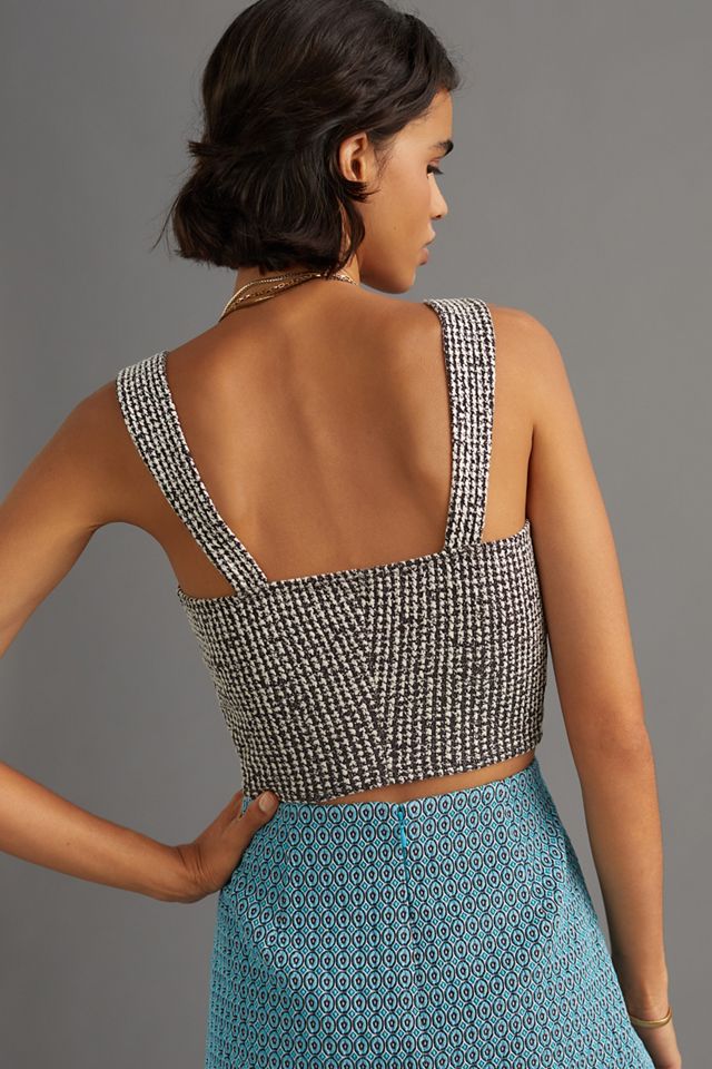 Tweed Bustier Top #2