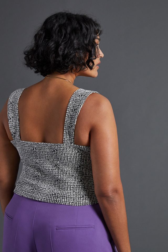 Tweed Bustier Top #6