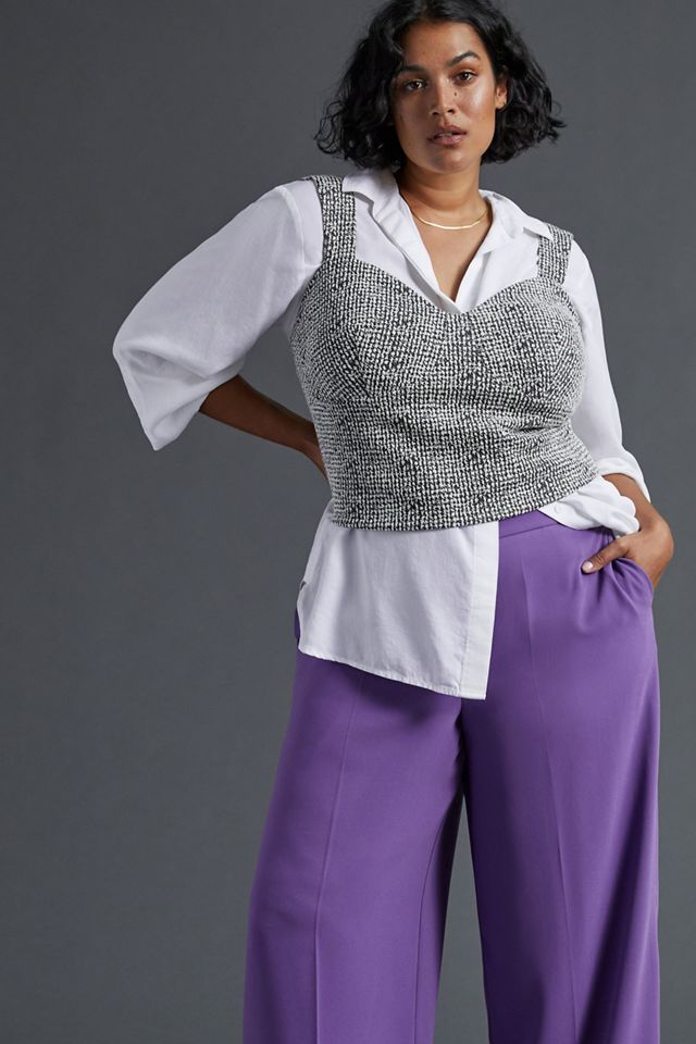 Tweed Bustier Top #7
