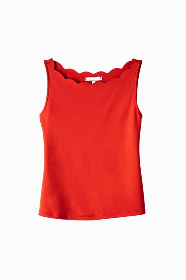 Meg Scalloped Tank #3