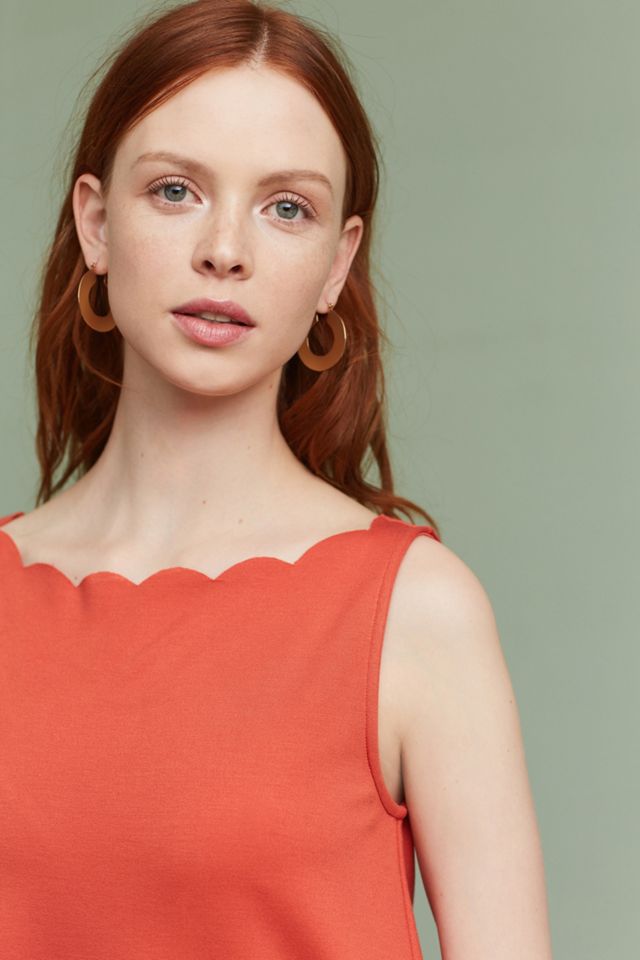 Meg Scalloped Tank #1
