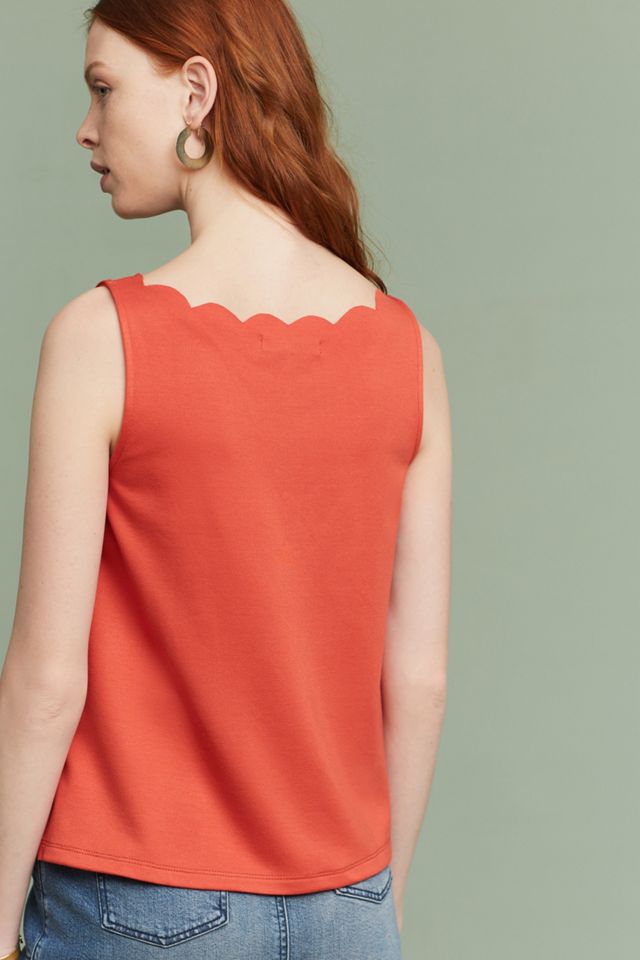 Meg Scalloped Tank #2