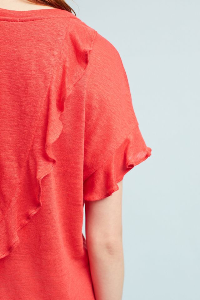 Ruffled Cross-Back Top #2