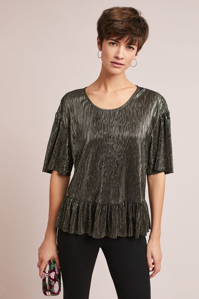 Shine Peplum Tee #1