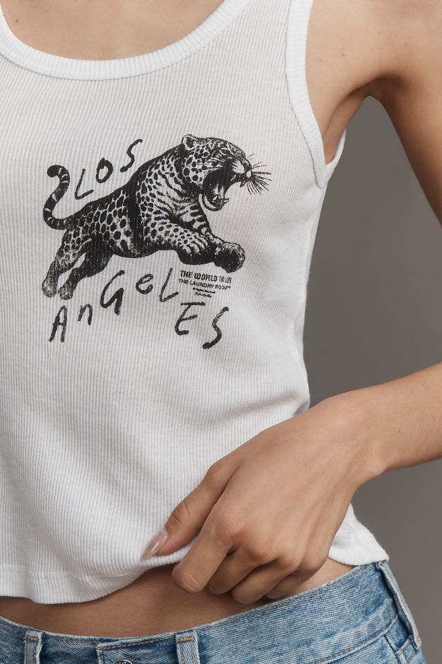 The Laundry Room LA Cats Ribbed Tank Top #3