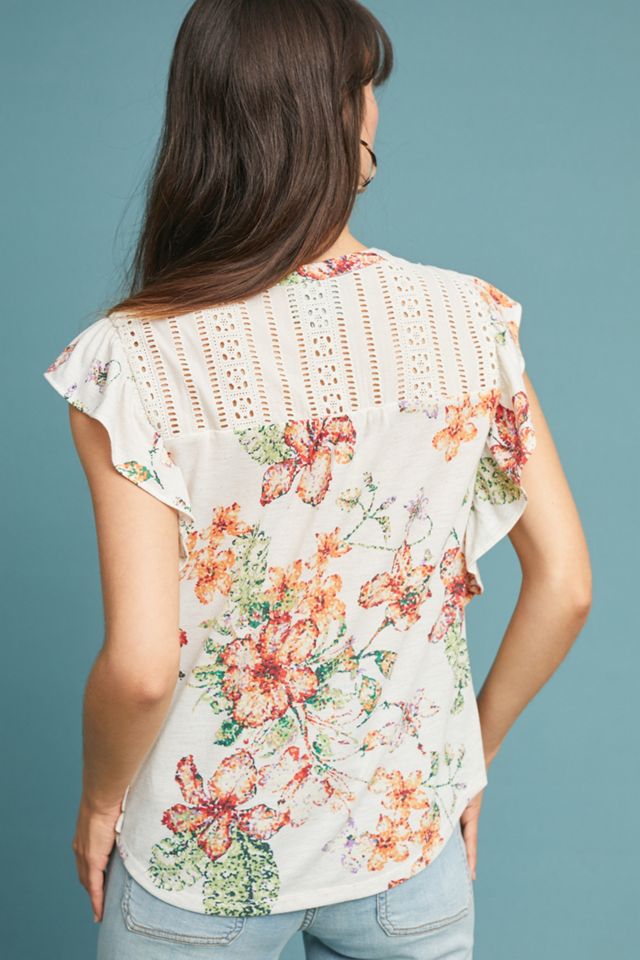 Kailana Flutter-Sleeve Top #2