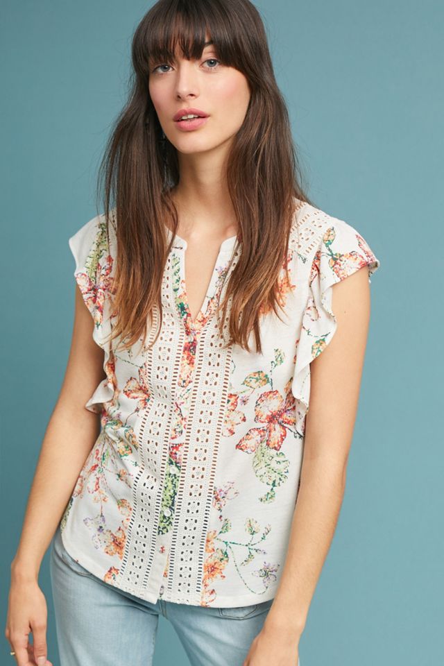 Kailana Flutter-Sleeve Top #3