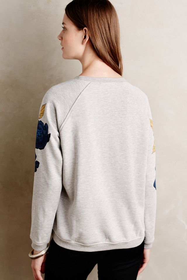 Emblazoned Blooms Sweatshirt #1