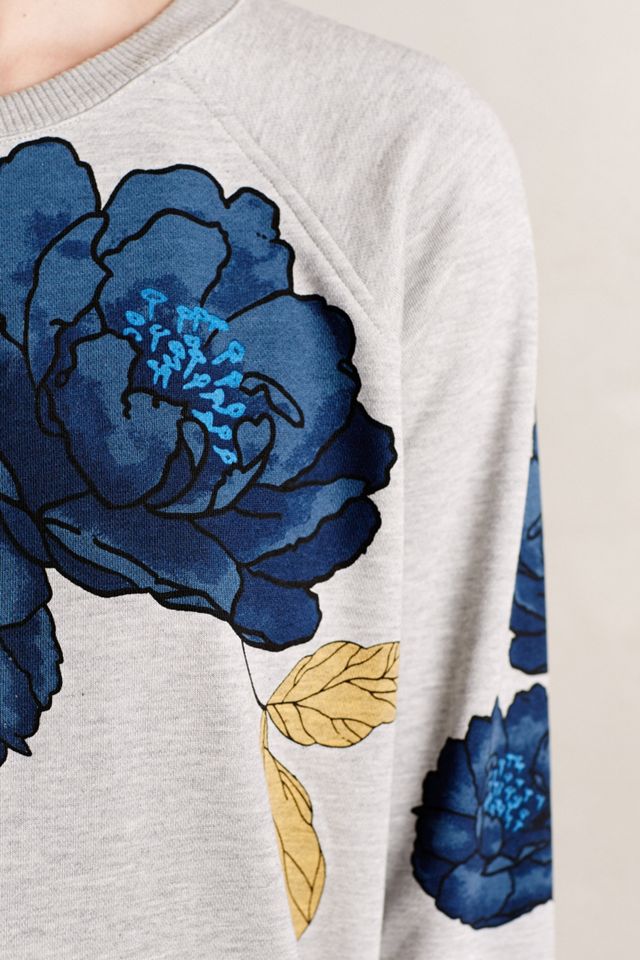 Emblazoned Blooms Sweatshirt #3