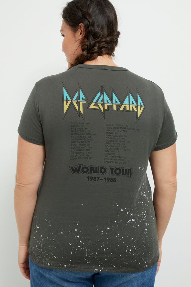Def Leppard グラフィックTシャツ Mサイズ ブラックメイドインUSA Def
