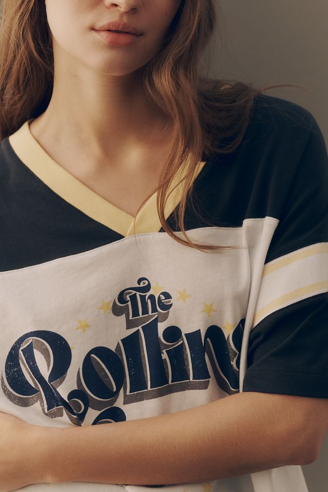 Chaser Rolling Stones Crop Tee #1