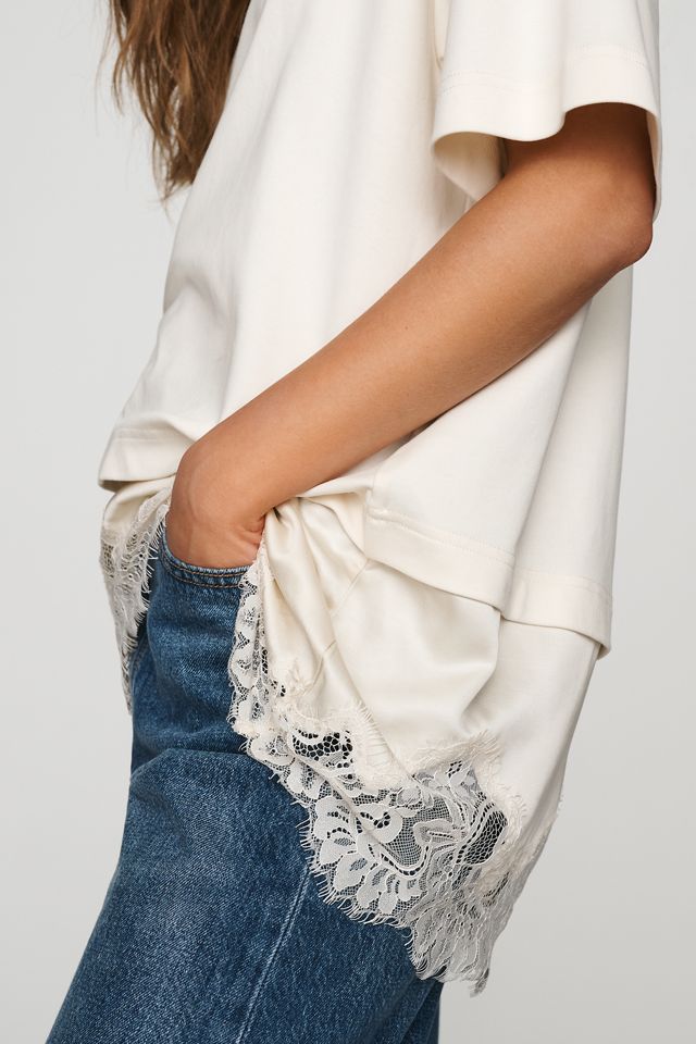 Second Female Vaccara 100% Cotton Lace Tee #2