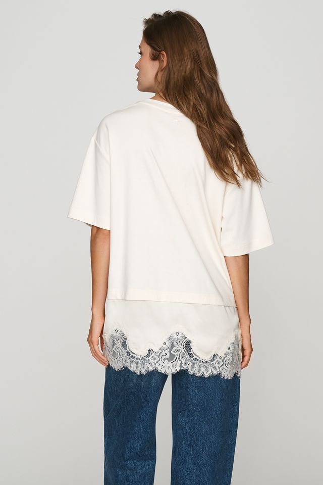 Second Female Vaccara 100% Cotton Lace Tee #3