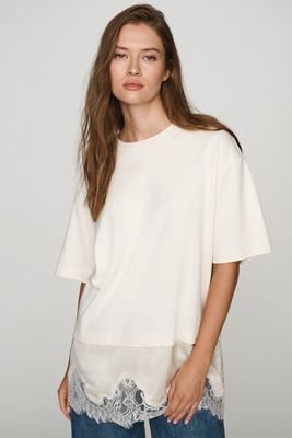 Second Female Vaccara 100% Cotton Lace Tee