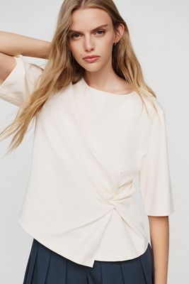 Second Female Arkai Draped Tee