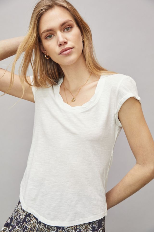 Pilcro Twist-Neck Tee #5