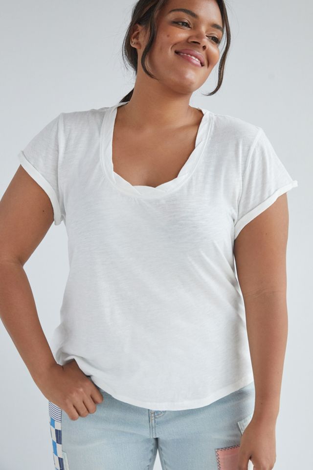 Pilcro Twist-Neck Tee #8