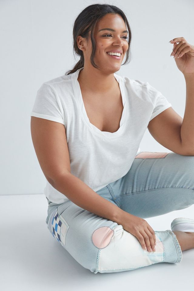 Pilcro Twist-Neck Tee #6